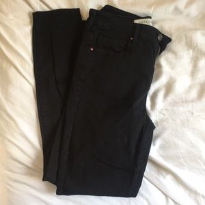 Pacsun high rise black skinny jeans with rips